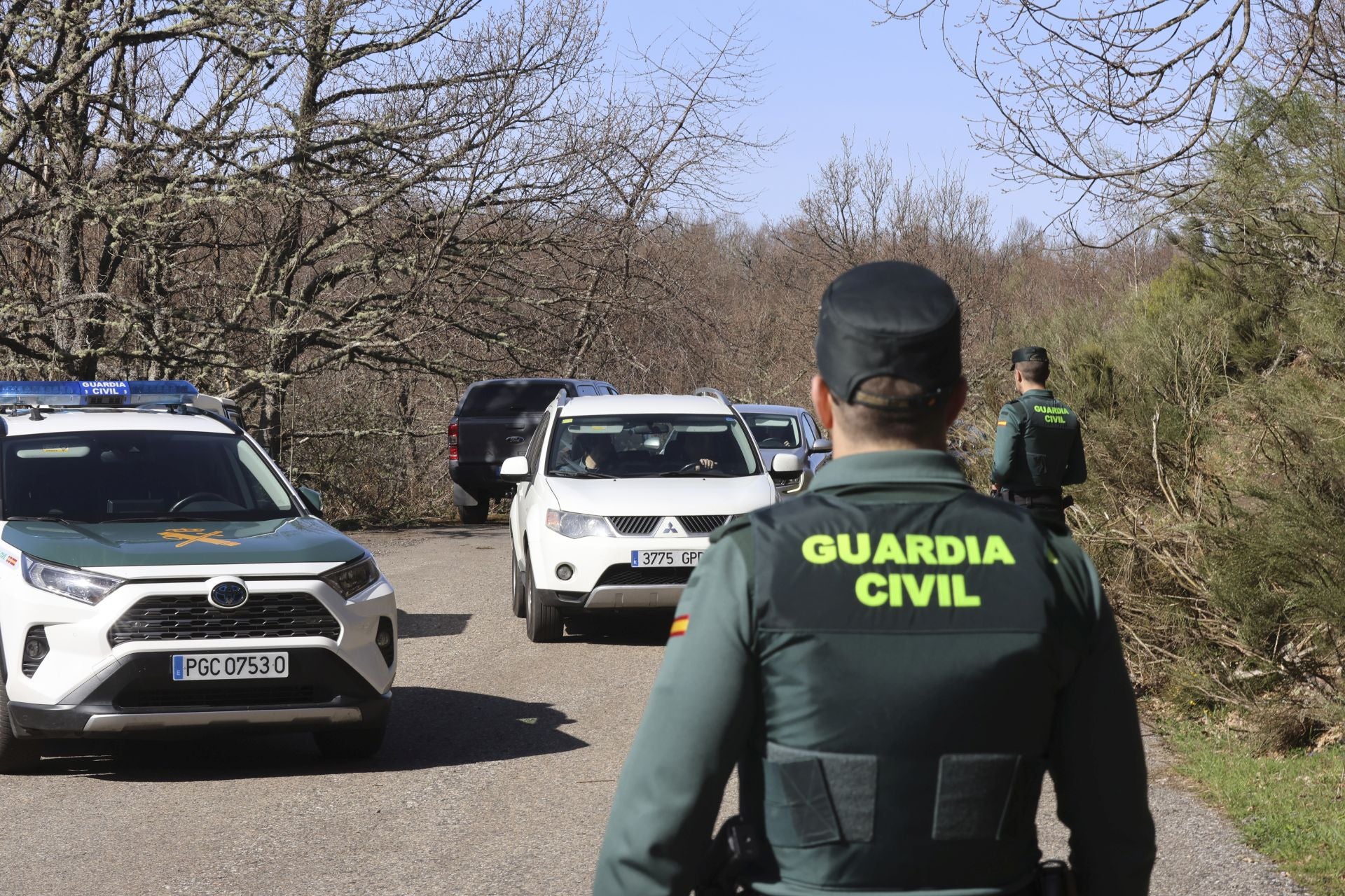 Las imágenes de la inspección de la Guardia Civil en la mina de Cerredo