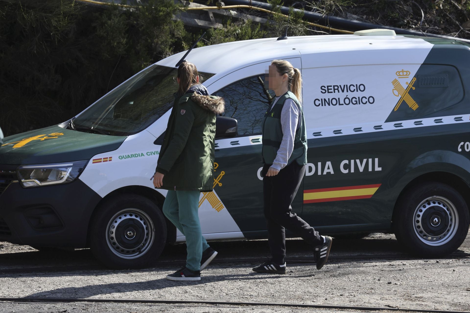 Las imágenes de la inspección de la Guardia Civil en la mina de Cerredo