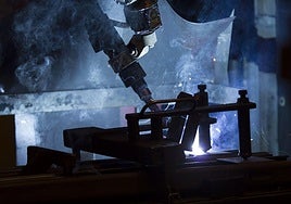 Proceso de transformación del acero.