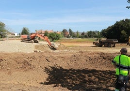 Trabajos de urbanización de los terrenos de la Pecuaria, para la ampliación del parque tecnológico.