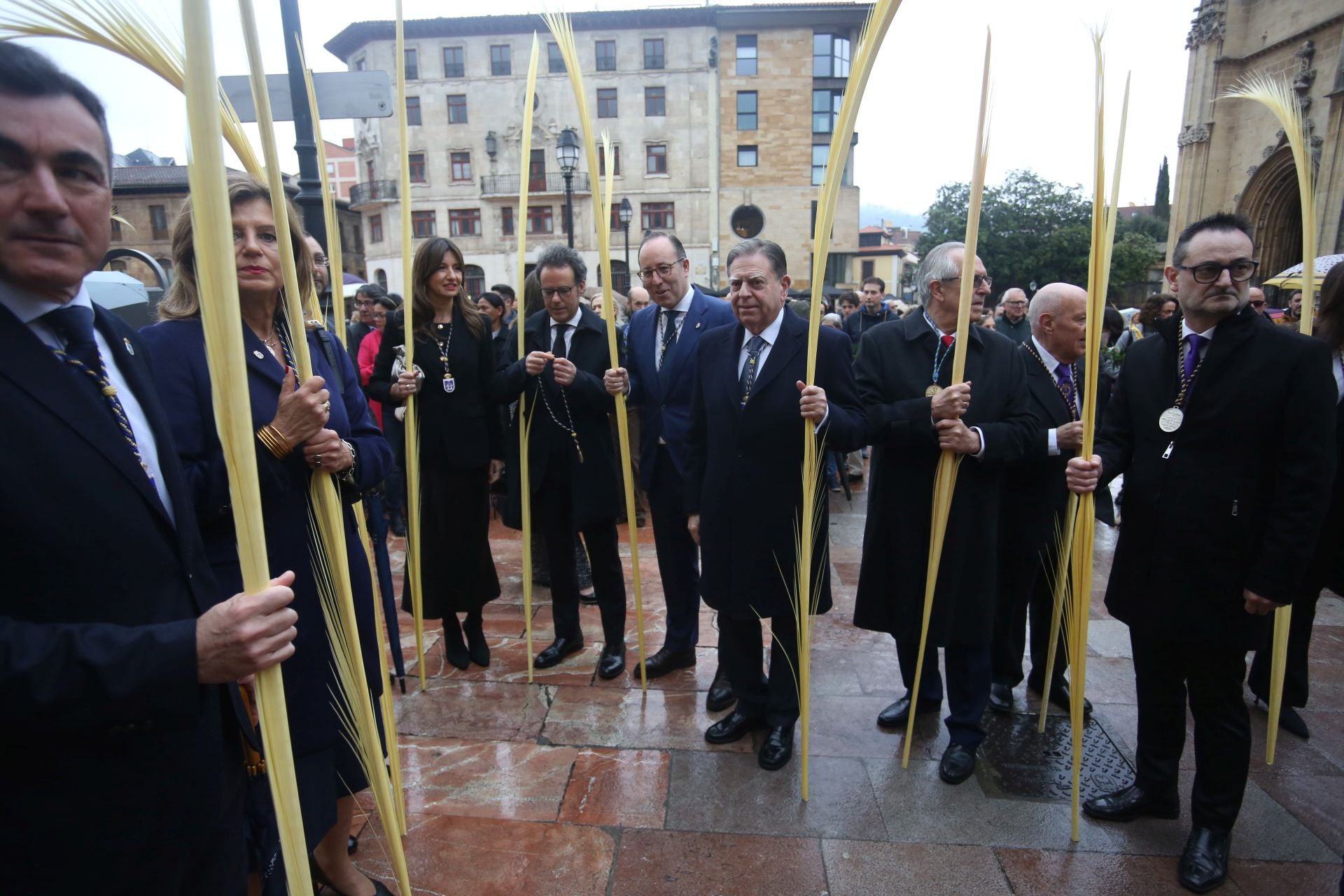 La Semana Santa arranca en Asturias entre una multitud de palmas