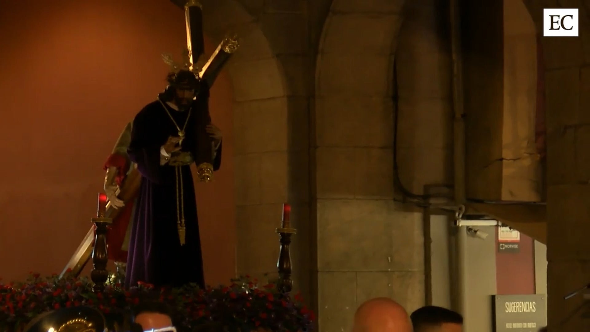 Así fue la procesión de El Encuentro en Gijón