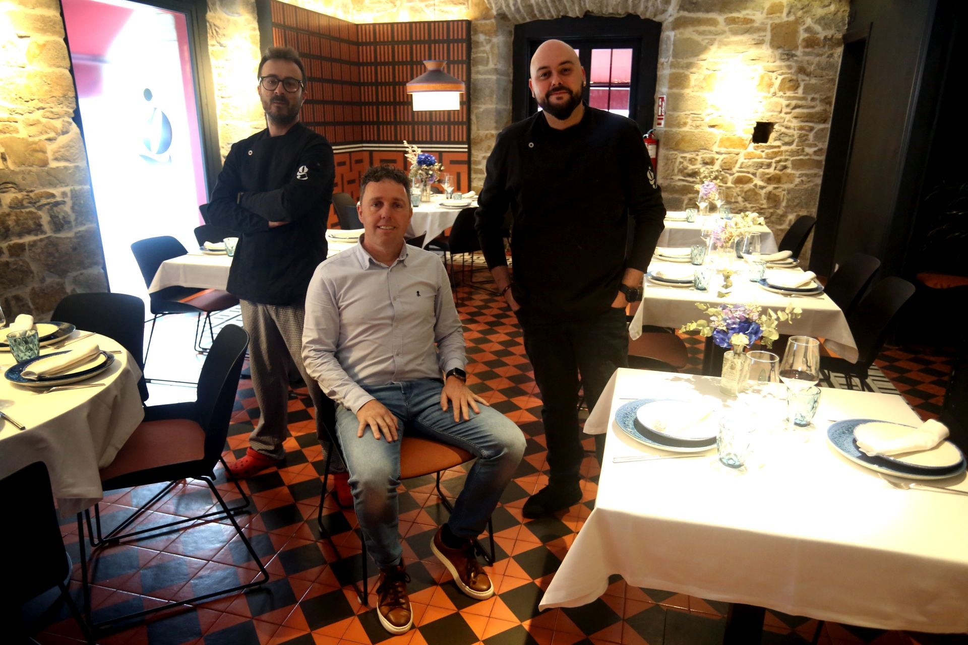 José Antonio Suárez, Ricardo Valdés e Iván Santos la