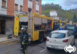 Mueren tres gatos al incendiarse una casa en Riosa