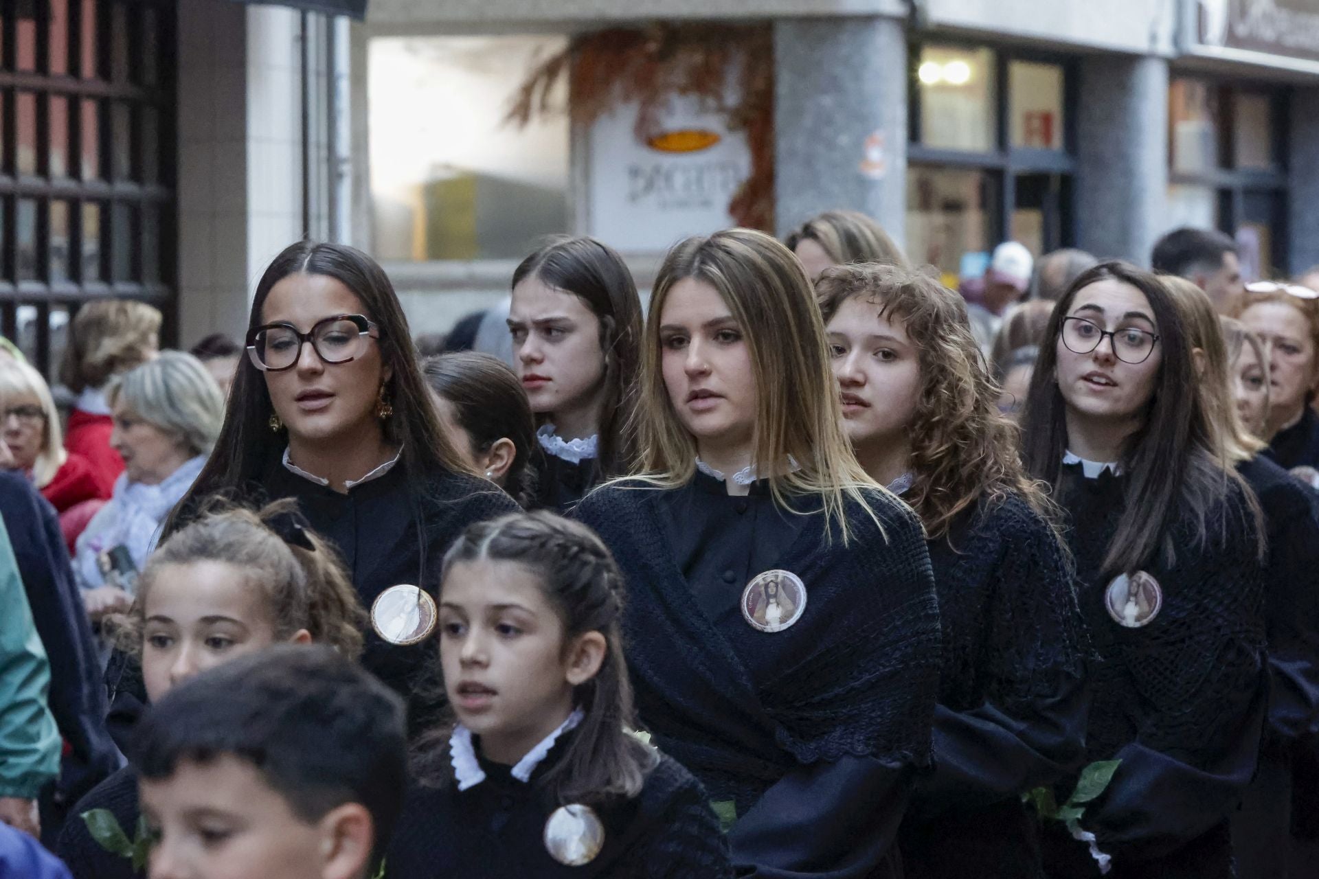 Procesión de la Virgen del Rosario en Candás