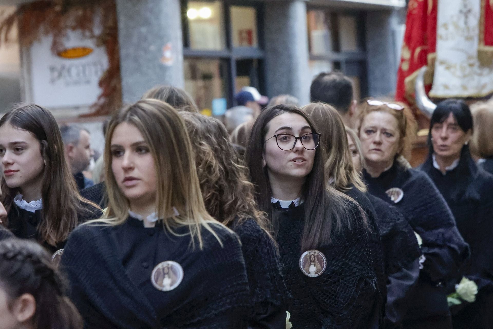 Procesión de la Virgen del Rosario en Candás