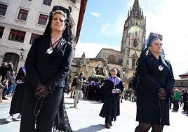 Fotos: La procesión de la Soledad en Oviedo