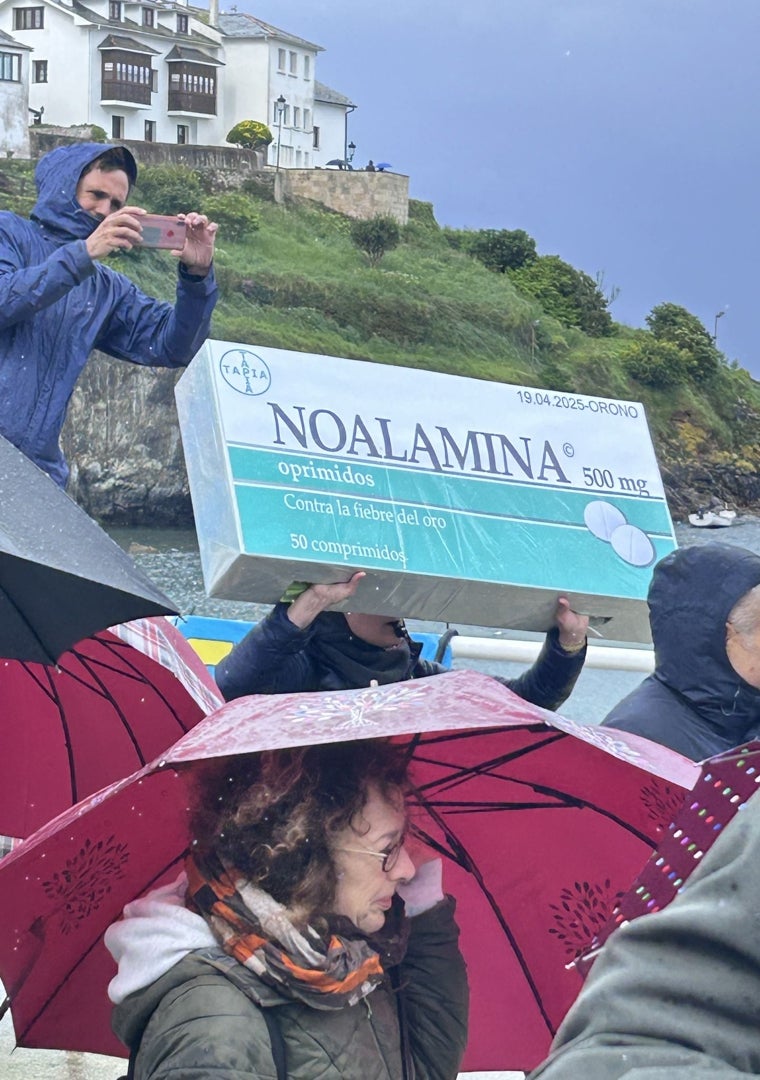 Imagen - El «No a la mina» fue un grito unánime en Tapia.