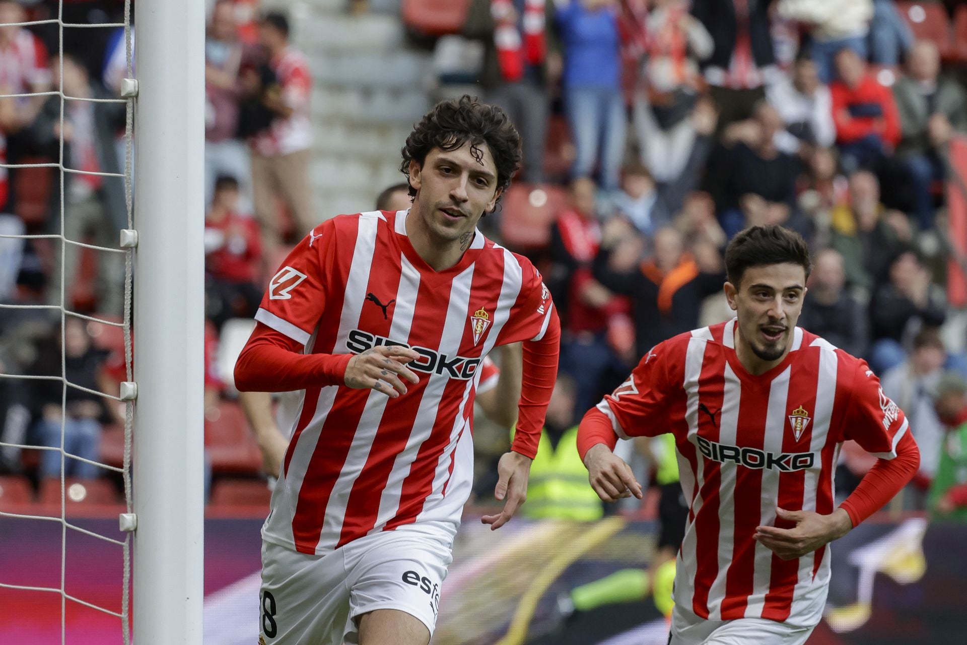 Las mejores imágenes del Sporting - Mirandés en El Molinón