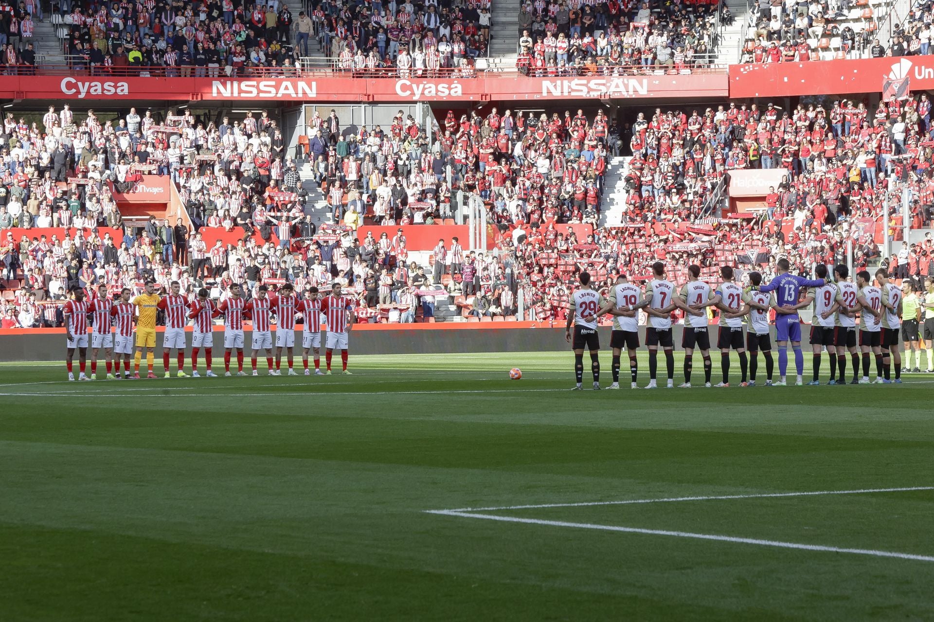 Las mejores imágenes del Sporting - Mirandés en El Molinón