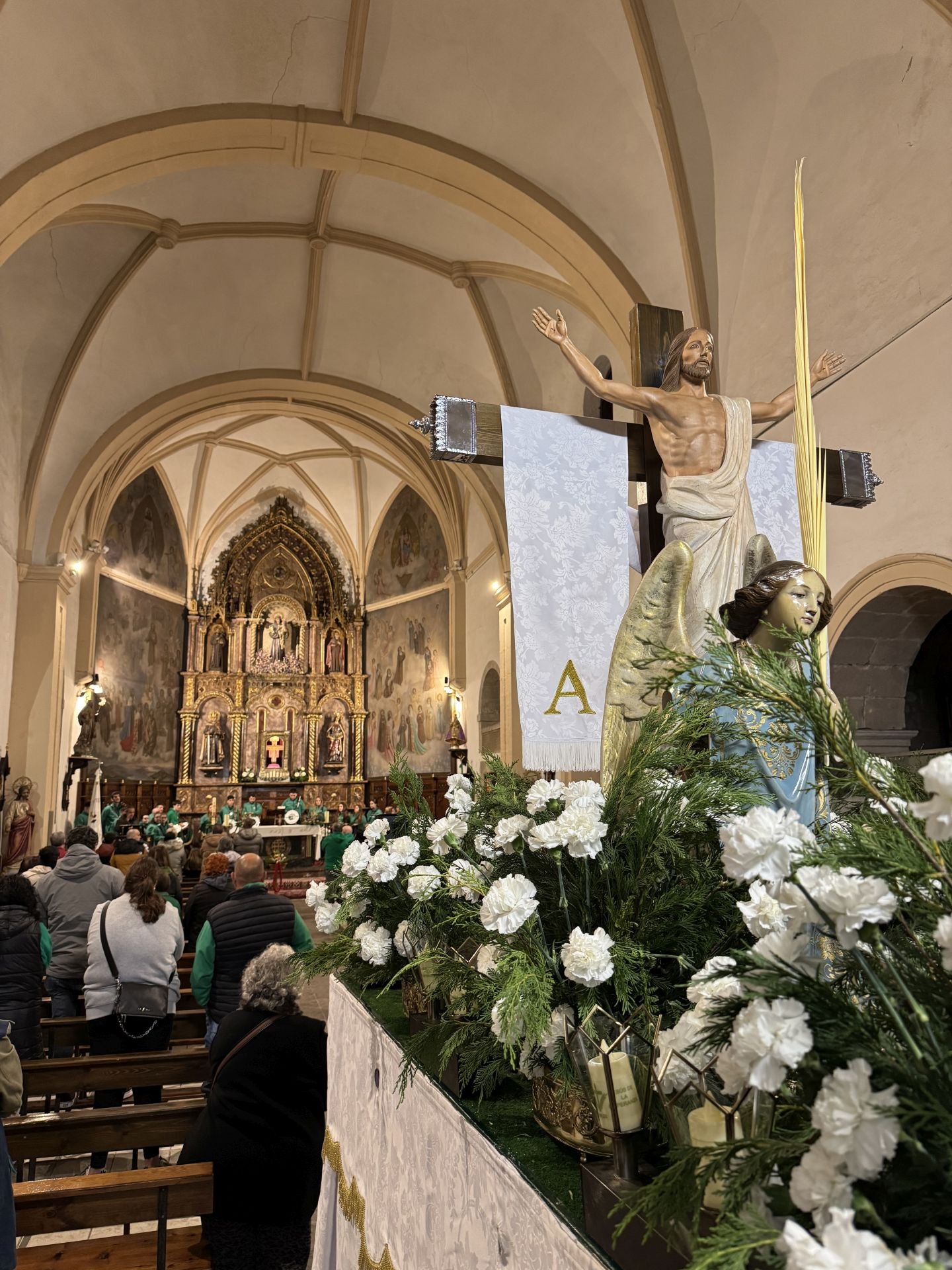 La imagen de Cristo no pudo salir de San Antonio el sábado.
