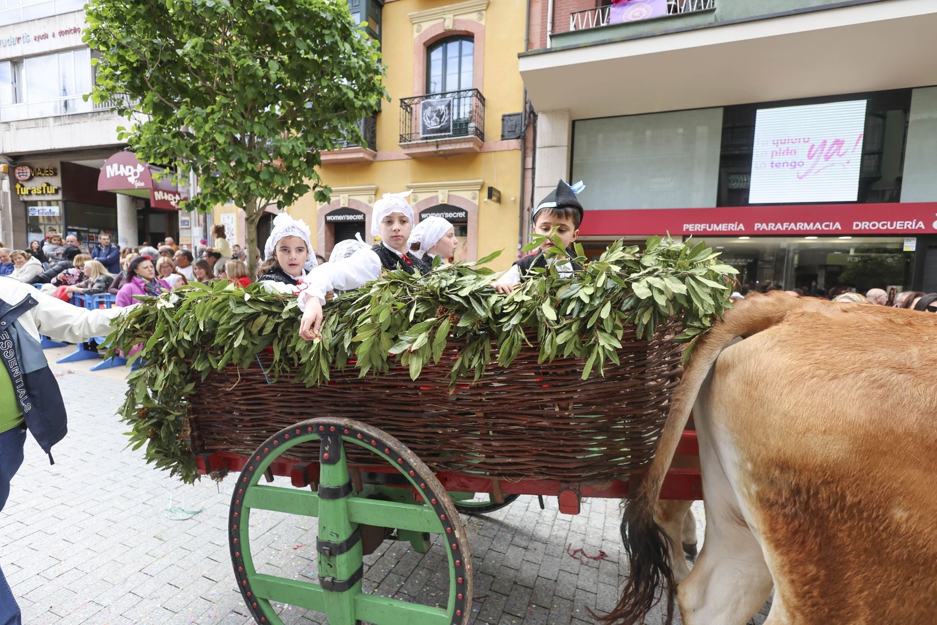Todas las fotos del desfile de carrozas de las fiestas de El Bollo de Avilés 2025