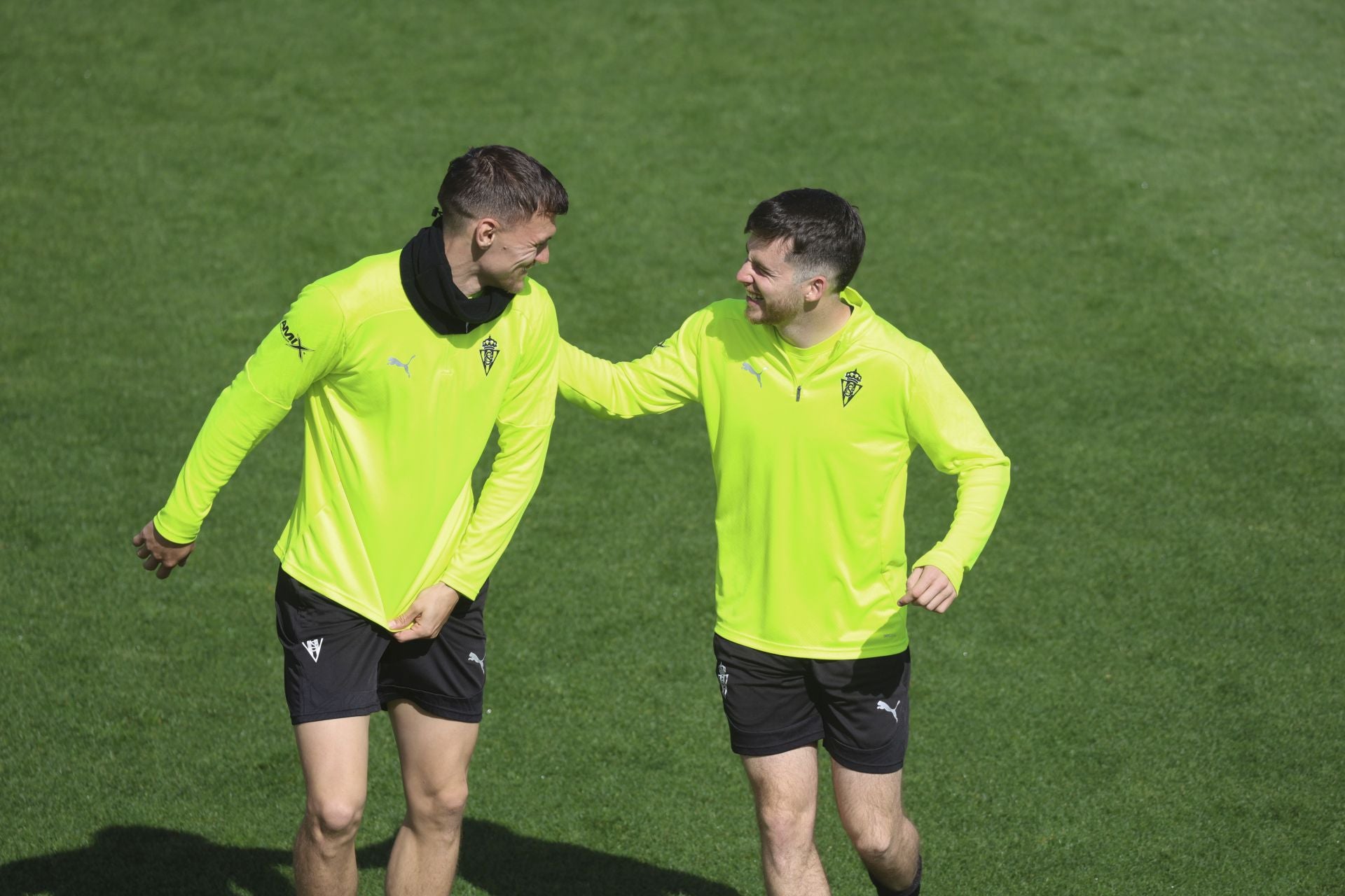 Entrenamiento del Sporting de Gijón en Mareo: próxima parada a Cádiz