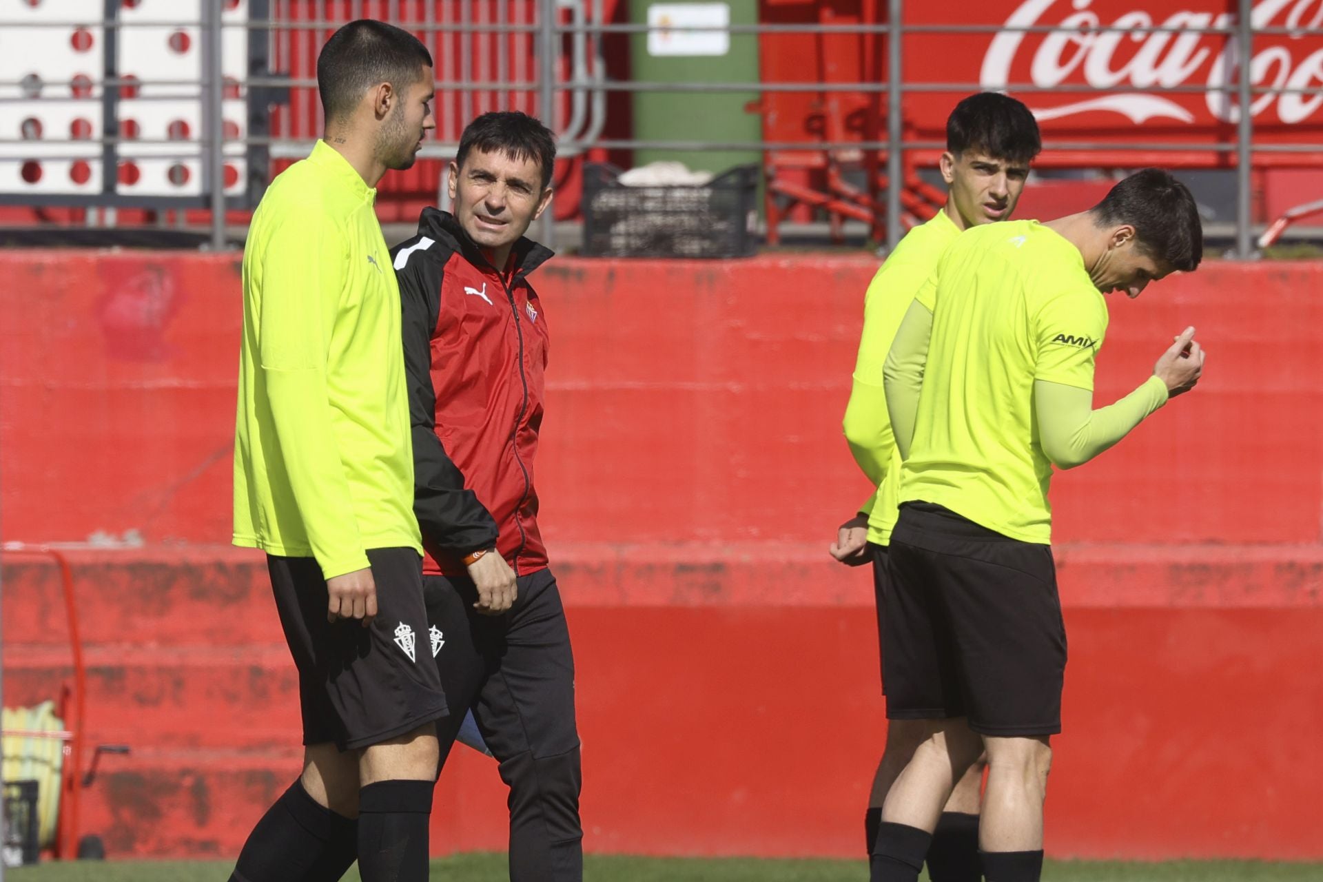 Entrenamiento del Sporting de Gijón en Mareo: próxima parada a Cádiz
