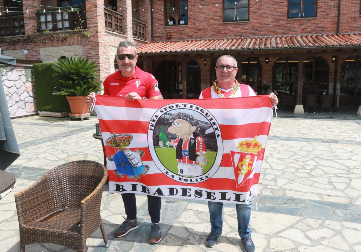 Primer encuentro de aficionados del Sporting de Gijón en Cangas de Onís