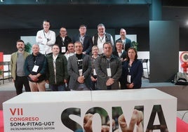 Nueva comisión ejecutiva de SOMA-Fitag-UGT.