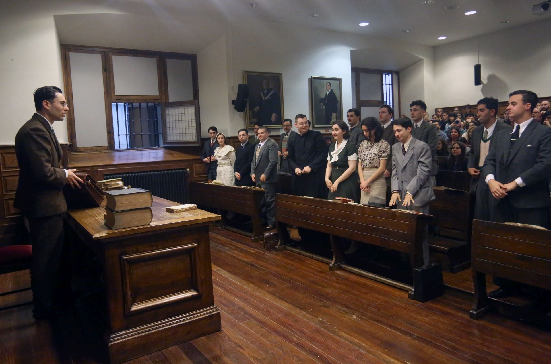 La Universidad de Oviedo recrea la vida académica de 1934