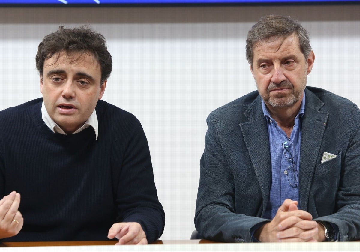 Javier Ballina y Carlos Fernández Llaneza.