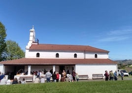 Imagen de las fiestas de San Jorge, en Santurio