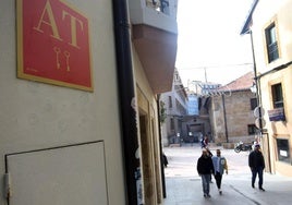 Apartamentos turísticos en el casco histórico de Oviedo, donde se encuentran la mayoría de las viviendas vacacionales de la ciudad.
