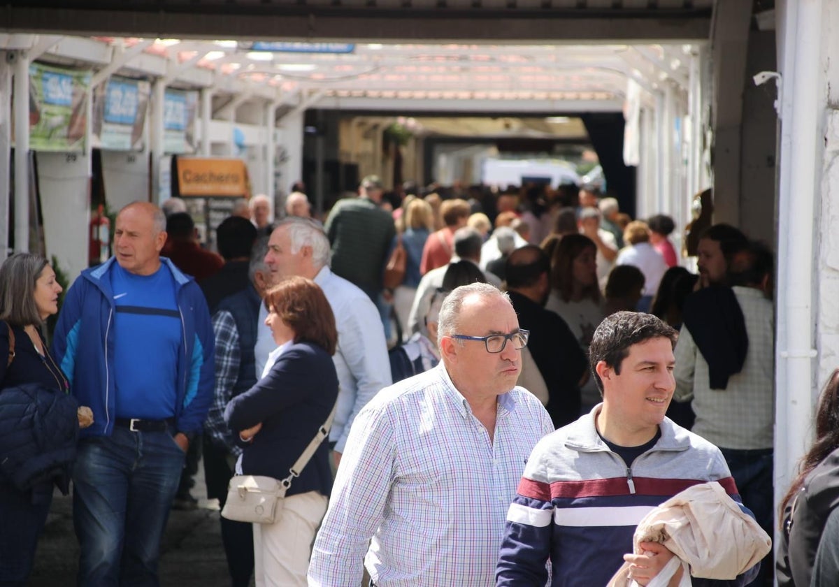 La Feria de Muestras de Tineo, abarrotada de público en su primer día