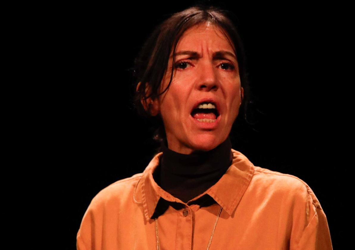 La actriz Yolanda Gómez Escudero, protagonista de 'La mujer de los perros'.