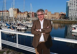 Ignacio Latierro, en Gijón, en una reciente entrevista concedida a EL COMERCIO.