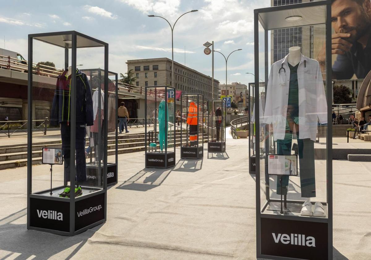 La marca Velilla rinde homenaje a los trabajadores esenciales con una exposición en Madrid