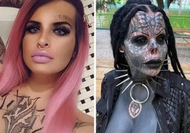 Toxii Danielle, la tatuadora que modificó su cuerpo al extremo.