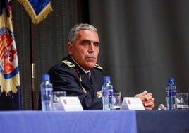 Alejandro Martínez Gallo, durante la celebración de los Ángeles Custodios.