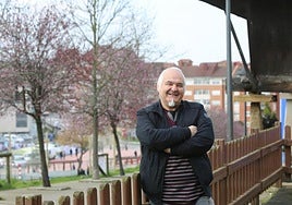 Adolfo Camilo Díaz en el centro polivalente 'El Llar' de Corvera.