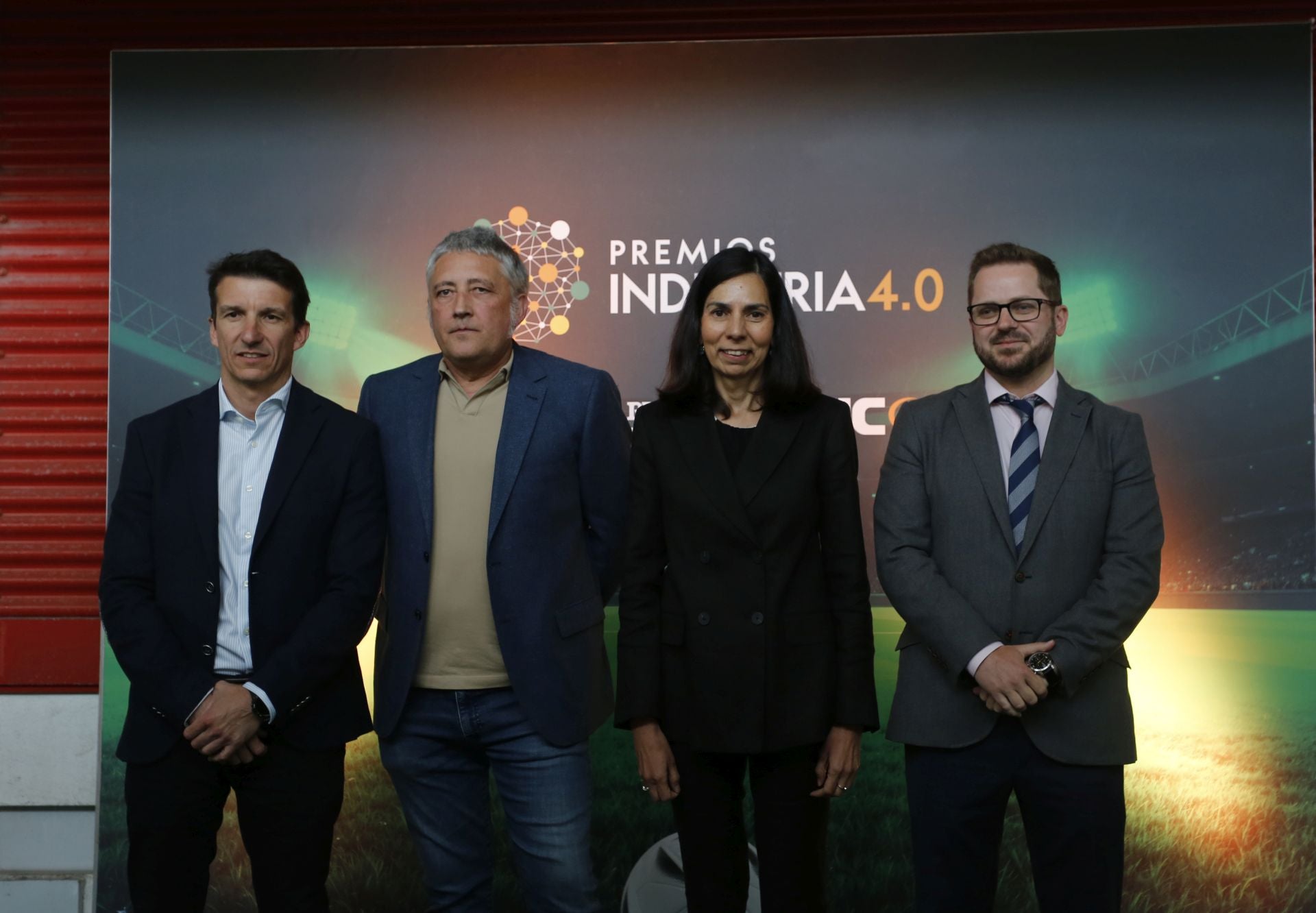 Los V Premios Industria 4.0 en las gradas de la tribuna oeste de El Molinón
