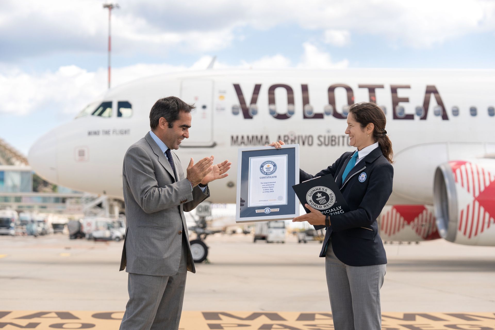Volotea, la aerolínea con sede en Asturias, alcanza el viajero 75 millones en trece años