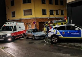 Actuación de las fuerzas de seguridad el pasado lunes tras detectar un escape de gas en la vivienda del octogenario.