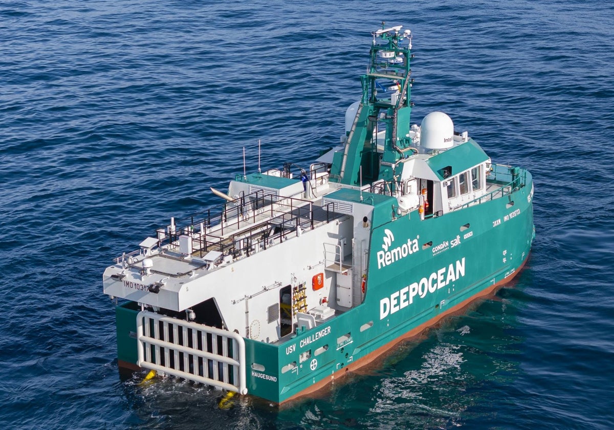 Gondán entrega su primer buque no tripulado para tareas de inspección y mantenimiento submarino