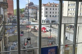 Las obras del nuevo intercambiador bloquean todos los accesos a la estación menos uno.