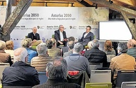 Un momento del acto celebrado el martes en el Espacio Maqua.