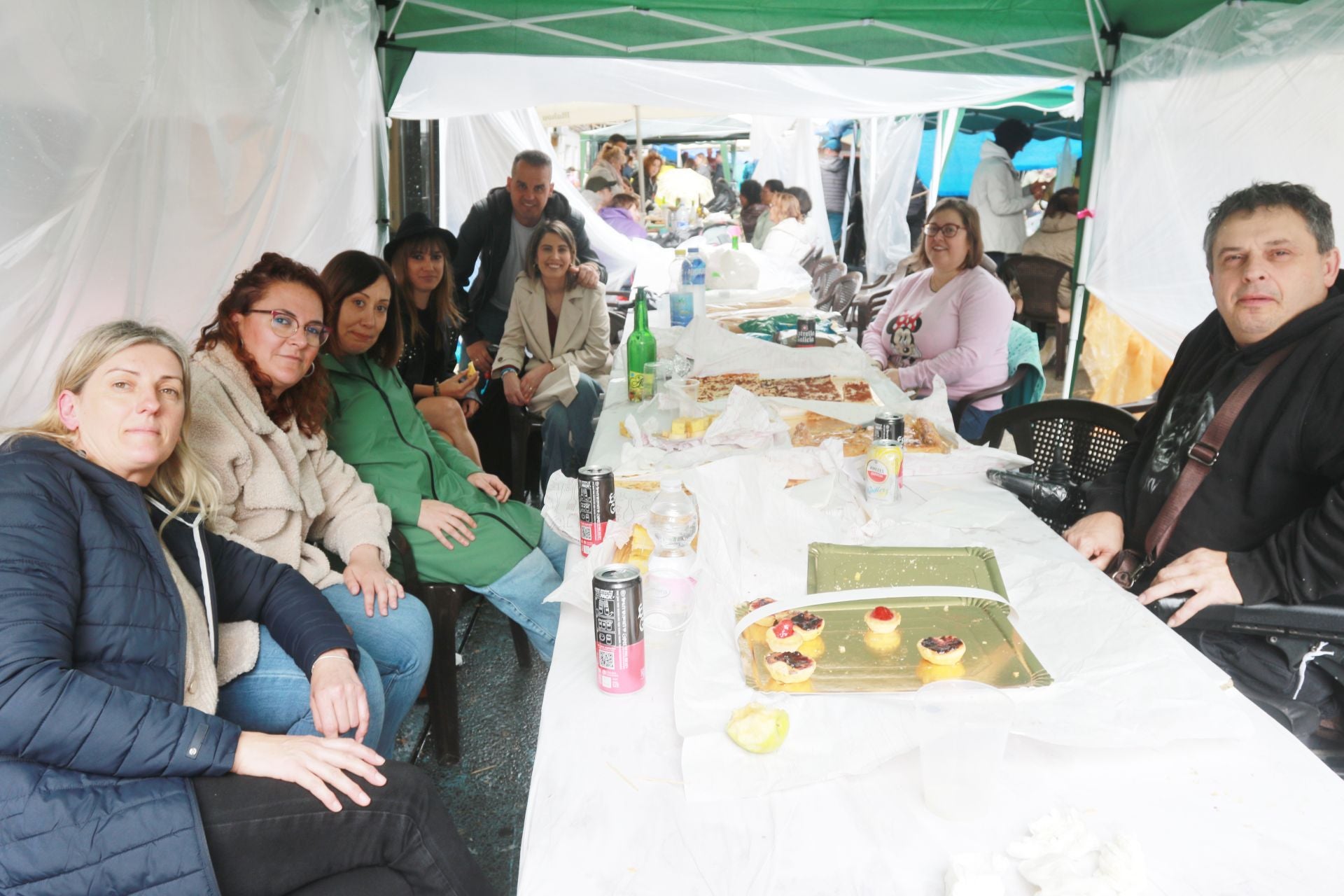 Comida en la calle en Pola de Laviana
