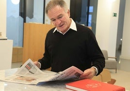 El empresario Dionisio Gutiérrez, en la sede de EL COMERCIO.