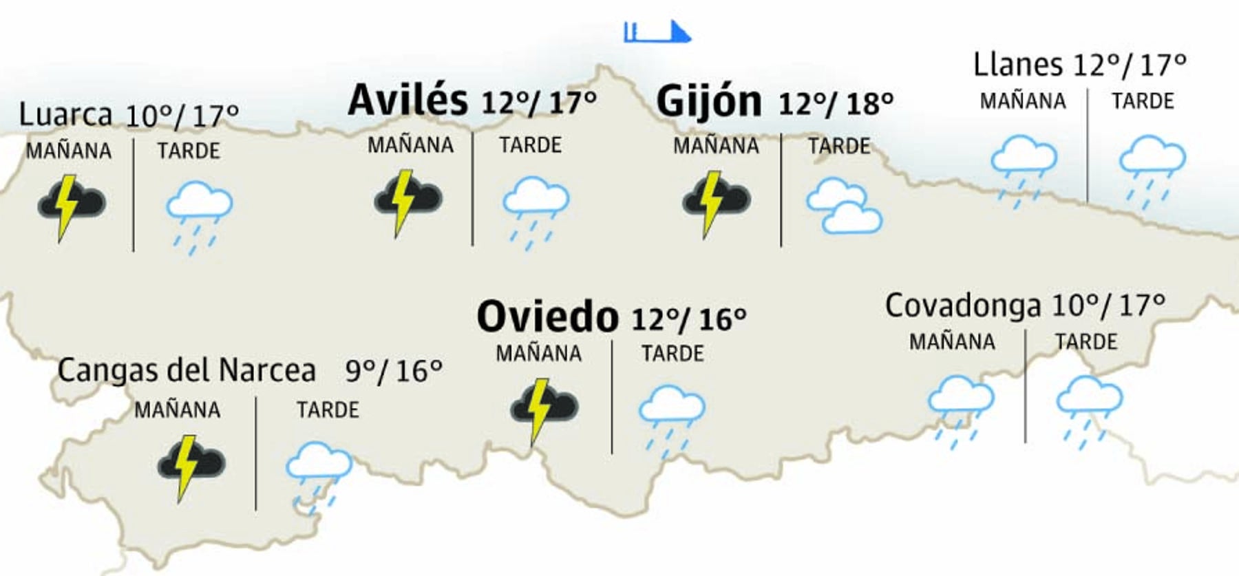 El tiempo en Asturias: esta es la previsión para este jueves 15 de mayo