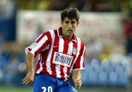Paunovic, con la camiseta del Atlético, en su etapa como colchonero.