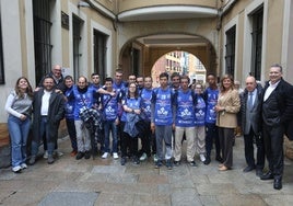 Los participantes en la presentación del torneo.
