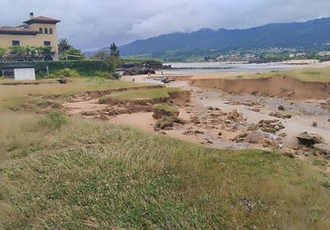 Los estragos de la intensa lluvia caída en Asturias