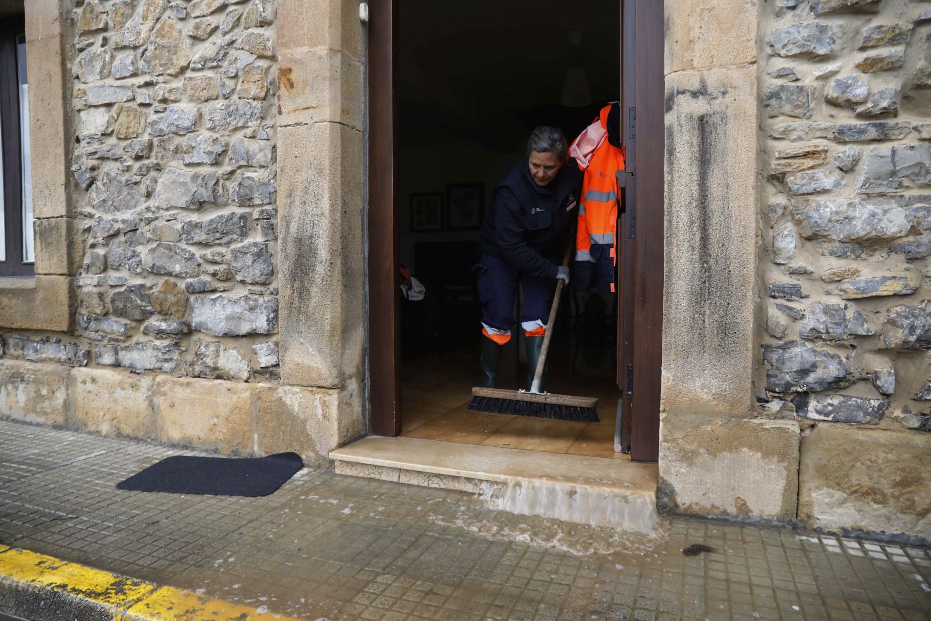 Los estragos de la intensa lluvia caída en Asturias
