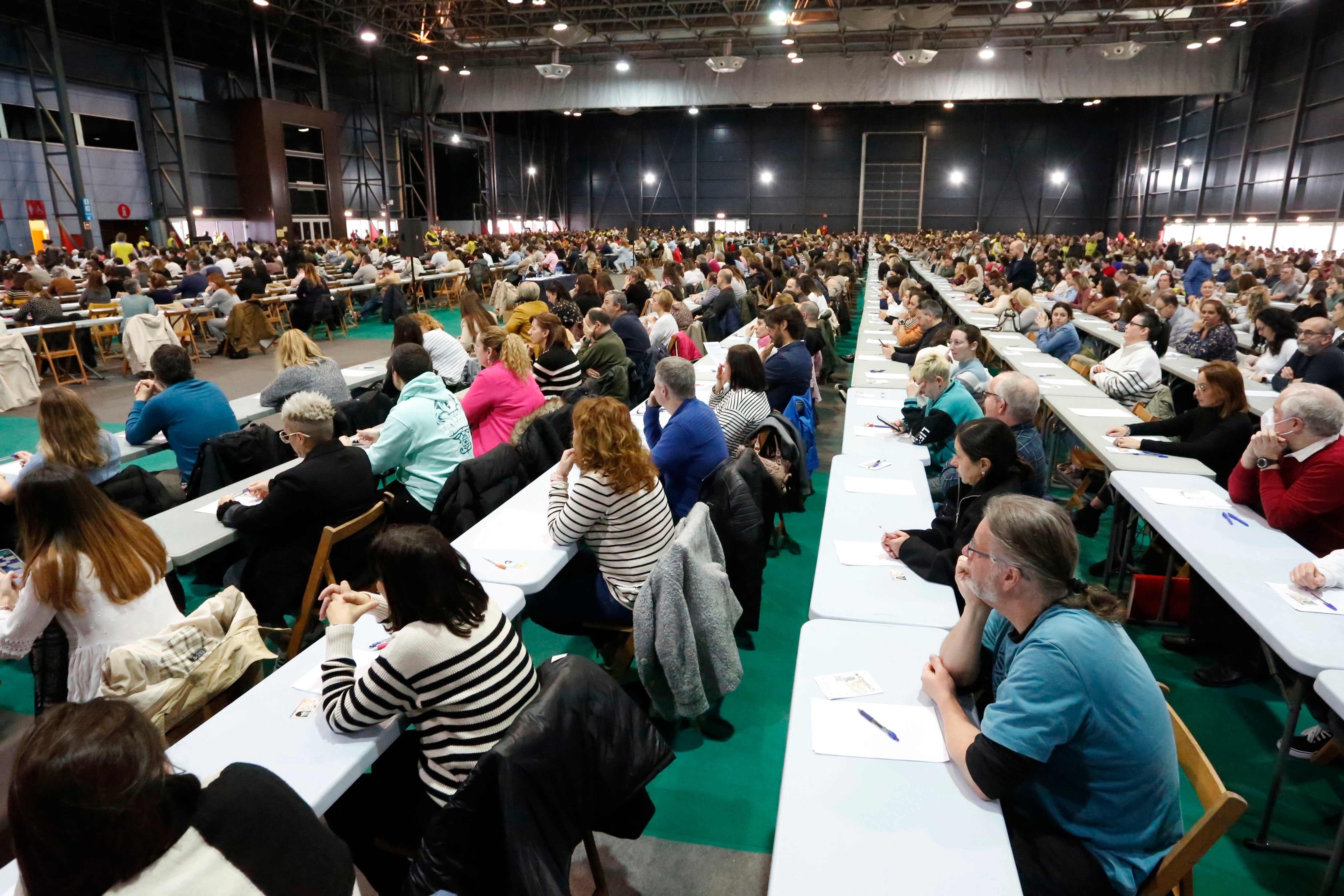 Convocatoria sanitaria del año pasado en el recinto de la Feria de Muestras de Gijón.