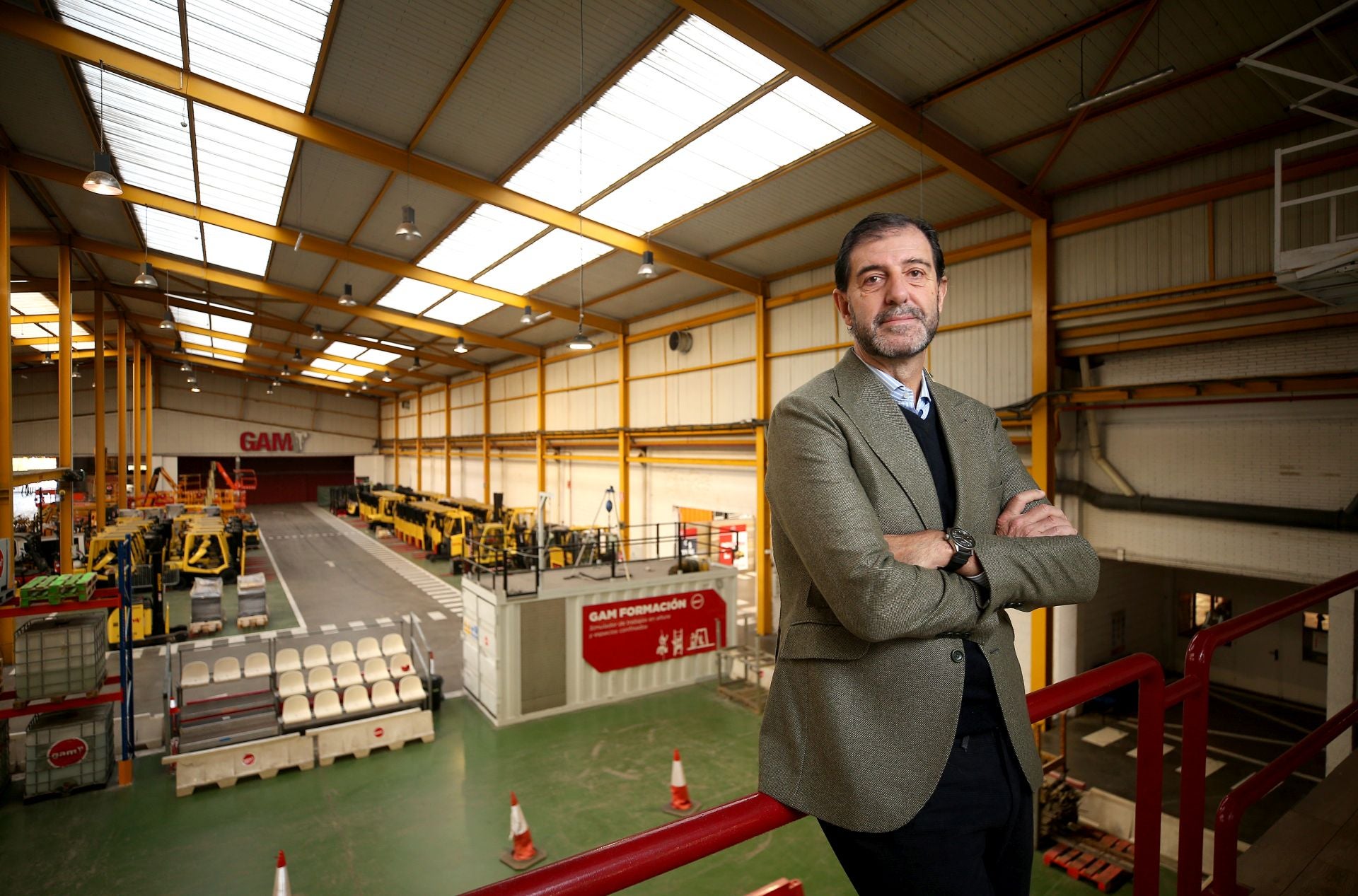 Pedro Luis Fernández, en las instalaciones de GAM.
