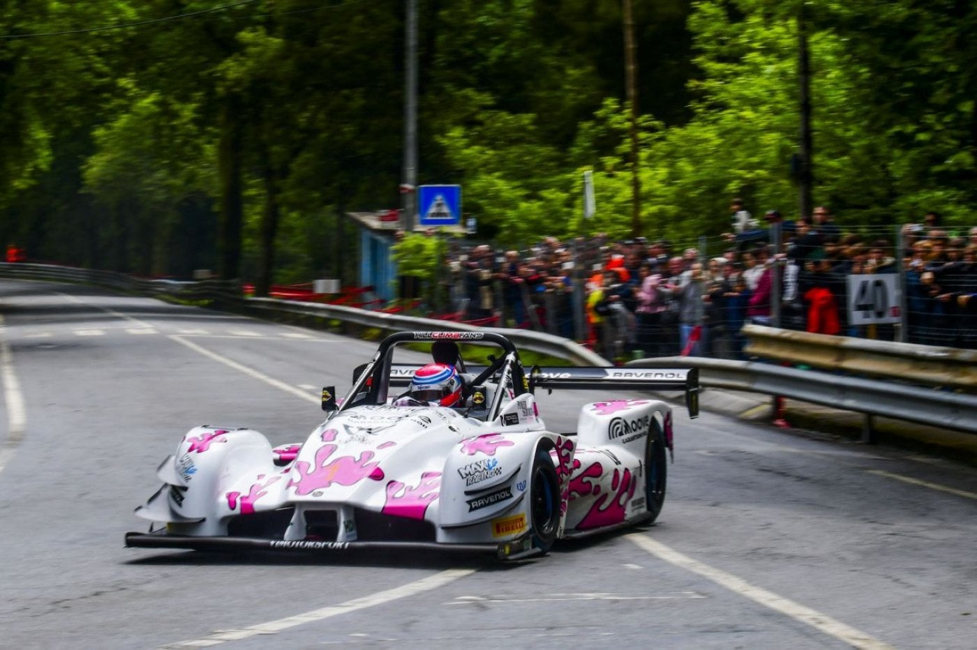 Christian Merli, con la Nova Proto NP01 el fin de semana pasado en Falperra.
