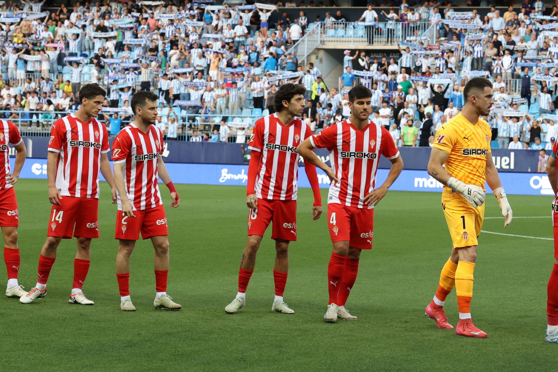 Las mejores imágenes del Málaga (2-1) Sporting de Gijón