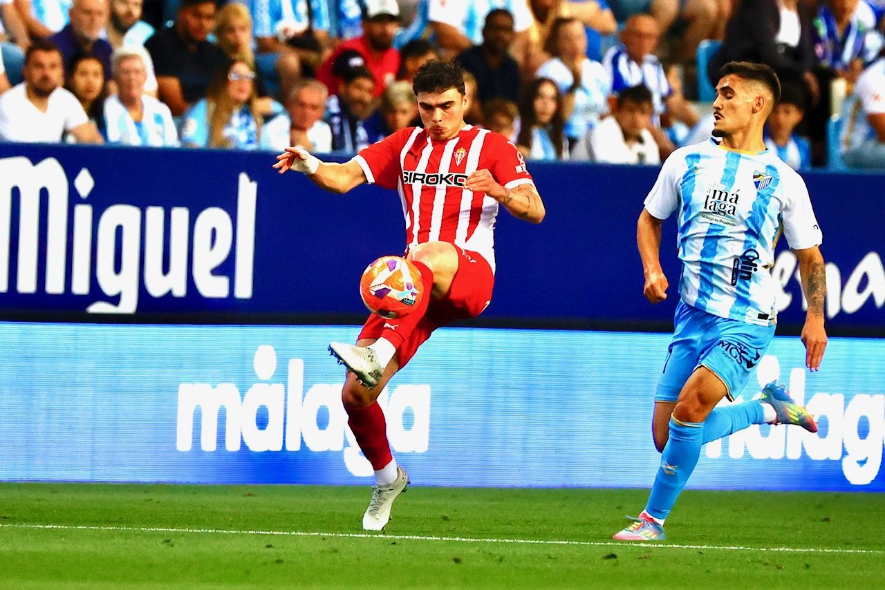 Las mejores imágenes del Málaga (2-1) Sporting de Gijón