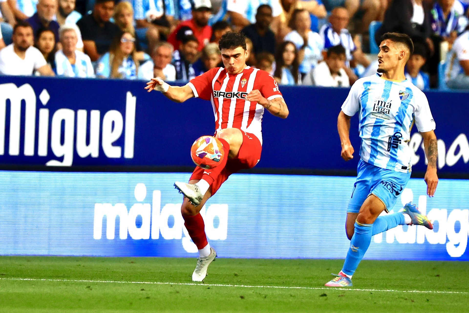 Las mejores imágenes del Málaga (2-1) Sporting de Gijón
